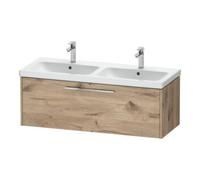 Duravit Duravit Meuble sous lavabo D-Code 118,4x40x46 cm, 1 porte, marbre œuf, gris clair Quantité:1