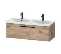 Duravit Duravit Meuble sous lavabo D-Code 118,4x40x46 cm, 1 tiroir, marbre œuf, couleur noire Quantité:1