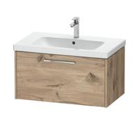 Duravit Duravit Meuble sous lavabo D-Code 78,4x40x46 cm, 1 porte, marbre œuf, gris chrome Quantité:1
