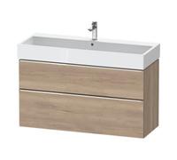 Duravit Duravit Meuble sous-lavabo D-Neo 118,4x44,2 cm, chêne/émeri, 1 porte, 1 tiroir Quantité:1