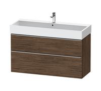 Duravit Duravit Meuble sous-lavabo D-Neo 118,4x44,2 cm, ES blanc/noyer, 1 porte, 1 tiroir Quantité:1