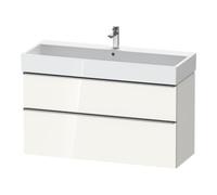 Duravit Duravit Meuble sous-lavabo D-Neo 118,4x44,2cm, blanc brillant, 1 porte, 1 tiroir Quantité:1