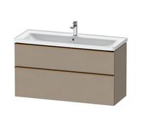 Duravit Duravit Meuble sous lavabo D-Neo 118,4x45,2x62,5 cm, 2 tiroirs, blanc lin Quantité:1