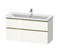 Duravit Duravit Meuble sous-lavabo D-Neo 118,4x45,2x62,5cm, 2 tiroirs, wd, g pol/blc hgl Quantité:1