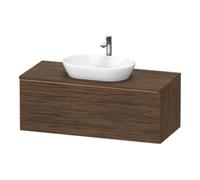 Duravit Duravit Meuble sous-lavabo D-Neo 120x55 cm, blanc brillant/Nuance bois, 1 tiroir, 1 plateau, suspendu Quantité:1