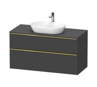 Duravit Duravit Meuble sous-lavabo D-Neo 120x55 cm, gris pailleté, 2 tiroirs, 1 porte, 1 plan Quantité:1