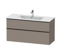 Duravit Duravit Meuble sous-lavabo D-Neo 121x46,2 cm, noir/Bas m, 1 tiroir, 1 coulissant Quantité:1