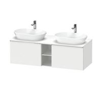 Duravit Duravit Meuble sous-lavabo D-Neo 140x55 cm, 2 tiroirs, 1 porte, B double face, chr/blanc mat Quantité:1