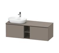 Duravit Duravit Meuble sous lavabo D-Neo 140x55 cm, 2 tiroirs, 1 porte, blanc/Bas ma Quantité:1