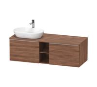 Duravit Duravit Meuble sous lavabo D-Neo 140x55 cm, 2 tiroirs, 1 porte, blanc brillant/naturel Quantité:1