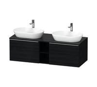 Duravit Duravit Meuble sous lavabo D-Neo 140x55 cm, 2 tiroirs, 1 porte, blanc mat/éclat blanc Quantité:1