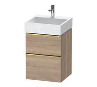 Duravit Duravit Meuble sous-lavabo D-Neo 48,4x44,2 cm, gris perle/émeri, 1 porte, 1 tiroir Quantité:1