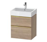Duravit Duravit Meuble sous-lavabo D-Neo 58,4x44,2 cm, blanc poli/éclat mat, 1 porte, 1 tiroir Quantité:1
