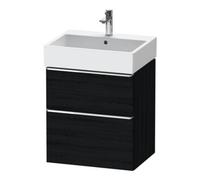 Duravit Duravit Meuble sous-lavabo D-Neo 58,4x44,2 cm, chêne/ivoire, 1 tiroir, 1 coulissant Quantité:1