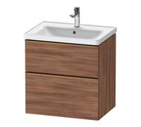 Duravit Duravit Meuble sous-lavabo D-Neo 63,4x45,2 cm, b chêne/Nu N, 1 porte, 1 tiroir Quantité:1