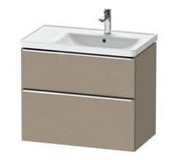 Duravit Duravit Meuble sous-lavabo D-Neo 78,4x45,2 cm, 1 porte, droite, chrome/lin Quantité:1