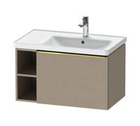 Duravit Duravit Meuble sous lavabo D-Neo 78,4x45,2 cm, 1 tiroir, A, B droite, or poli/lin Quantité:1