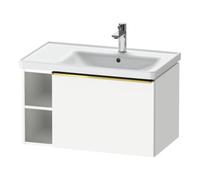 Duravit Duravit Meuble sous-lavabo D-Neo 78,4x45,2 cm, 1 tiroir, B droite, or poli/blanc mat Quantité:1