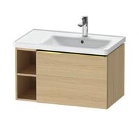 Duravit Duravit Meuble sous lavabo D-Neo 78,4x45,2 cm, 1 tiroir, chêne naturel/plaqué or brillant Quantité:1