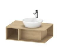 Duravit D-Neo meuble sous-vasque DE495803030 80 x 55 cm, chêne naturel, compartiment 2000 , console 2000 , montage mural