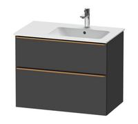 Duravit Duravit Meuble sous lavabo D-Neo 81x46,2 cm, 1 porte, B R, b gris graphite Quantité:1