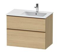 Duravit Duravit Meuble sous-lavabo D-Neo 81x46,2 cm, 1 porte, droite, chêne naturel brossé Quantité:1