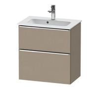 Duravit Duravit Meuble sous lavabo D-Neo Compact 61x37,2 cm, ch/lin, 1 porte, 1 tiroir, suspendu Quantité:1