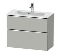 Duravit Duravit Meuble sous lavabo D-Neo Compact 81x37,2, chr/Bet m, 1 porte, 1 tiroir, suspendu Quantité:1
