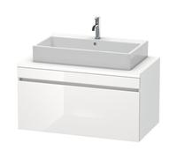 Duravit Duravit Meuble sous-lavabo DuraStyle 100x54,8 cm, blanc brillant/bois, 1 tiroir Quantité:1