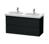 Duravit DuraStyle vasque DS648601616 115 x 45,3 cm, chêne noir, 2 tiroirs, suspendu