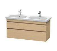 Duravit Duravit Meuble sous lavabo DuraStyle 123x44,8x61 cm, 2 tiroirs, bec gauche/droite, blanc œuf Quantité:1
