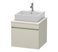 Duravit Duravit Meuble sous-lavabo DuraStyle 60x54,8 cm, taupe, pour console, 1 tiroir Quantité:1