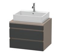 Duravit Duravit Meuble sous lavabo DuraStyle 70x54,8 cm, gris m/ba ma, f Kons, 2 tiroirs Quantité:1