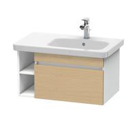 Duravit Duravit Meuble sous-lavabo DuraStyle 73x44,8 cm, Droit, Chêne naturel/blanc, 1 tiroir Quantité:1