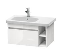 Duravit Duravit Meuble sous-lavabo DuraStyle 73x44,8 cm, évier gauche, blanc brillant, 1 tiroir Quantité:1