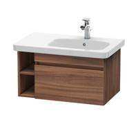 Duravit Duravit Meuble sous lavabo DuraStyle 73x44,8 cm, lavabo à droite, noyer naturel, 1 tiroir Quantité:1