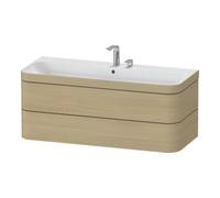 Duravit Duravit Meuble sous-lavabo Happy D.2 Plus 117,5x49 cm, 2 tiroirs, 2 HL, œuf médit. Quantité:1