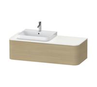 Duravit Duravit Meuble sous-lavabo Happy D.2 Plus 130x55 cm, 1 tiroir, f AWT, B gauche, Medit. Ei Quantité:1