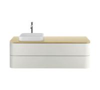 Duravit Duravit Meuble sous lavabo Happy D.2 Plus 130x55 cm, 2 tiroirs, AWT, blanc nord mat Quantité:1