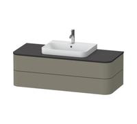 Duravit Duravit Meuble sous lavabo Happy D.2 Plus 130x55cm, 2 tiroirs, AWT, gris pierre mat Quantité:1