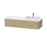 Duravit Duravit Meuble sous-lavabo Happy D.2 Plus 160x55 cm, 2 tiroirs, pour AWT, large, Médite. Ei Quantité:1