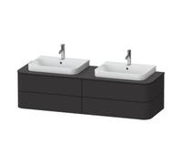 Duravit Duravit Meuble sous lavabo Happy D.2 Plus 160x55 cm, f K, 4 AZ, f AWT, bs, gris mat Quantité:1