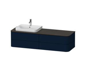 Duravit Duravit Meuble sous-lavabo Happy D.2 Plus 160x55 cm, pour K, 4 tiroirs, pour MWT, gauche, blanc mat Quantité:1