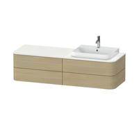 Duravit Duravit Meuble sous-lavabo Happy D.2 Plus 40,8x160cm, 4 tiroirs, méditerranée, droit Quantité:1
