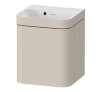 Duravit Duravit Meuble sous-lavabo Happy D.2 Plus 40x36cm, 1 tiroir, raccord à droite, sans siphon, taupe mat Quantité:1