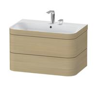 Duravit Duravit Meuble sous-lavabo Happy D.2 Plus 77,5x49 cm, 2 HL, œuf médit., 2 tiroirs Quantité:1