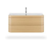 Duravit Duravit Meuble sous-lavabo Happy D.2 Plus 97,5x49 cm, 1 porte, méditerranée, 2 tiroirs Quantité:1