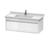 Duravit Duravit Meuble sous lavabo Ketho 100x45,5 cm, blanc brillant, 1 tiroir, suspendu Quantité:1