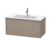 Duravit Ketho bâti-support lavabo suspendu, 1000x480x475 mm, 2 tiroirs, pour ME by Starck 233610, KT643007575, Couleur: Décor en lin