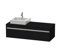 Duravit Duravit Meuble sous-lavabo Ketho 140x55x42,6 cm, f AWT, 2 AZ, B g, Ei sw Quantité:1